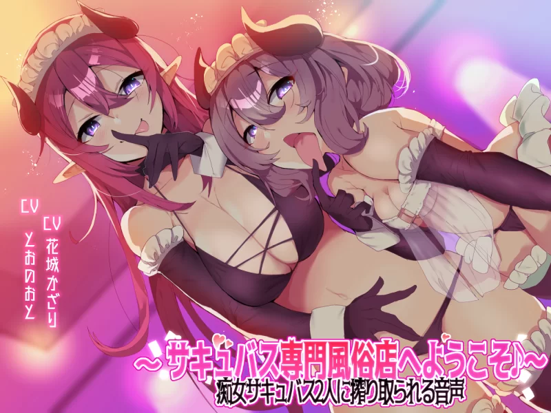 ASMR ～欢迎来到魅魔专门风俗店♪～ 被两个痴女魅魔榨取的音声【7V+2.24G】