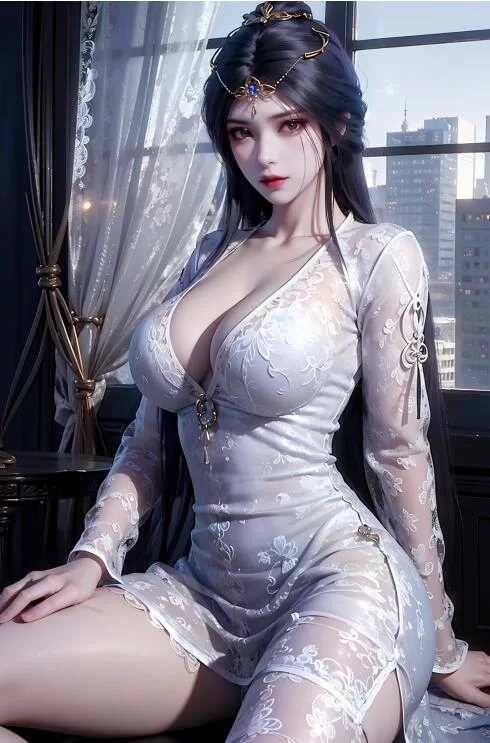 唯美 爱发电003-星辰变-玉贵妃-蕾丝旗袍【98p+835m】