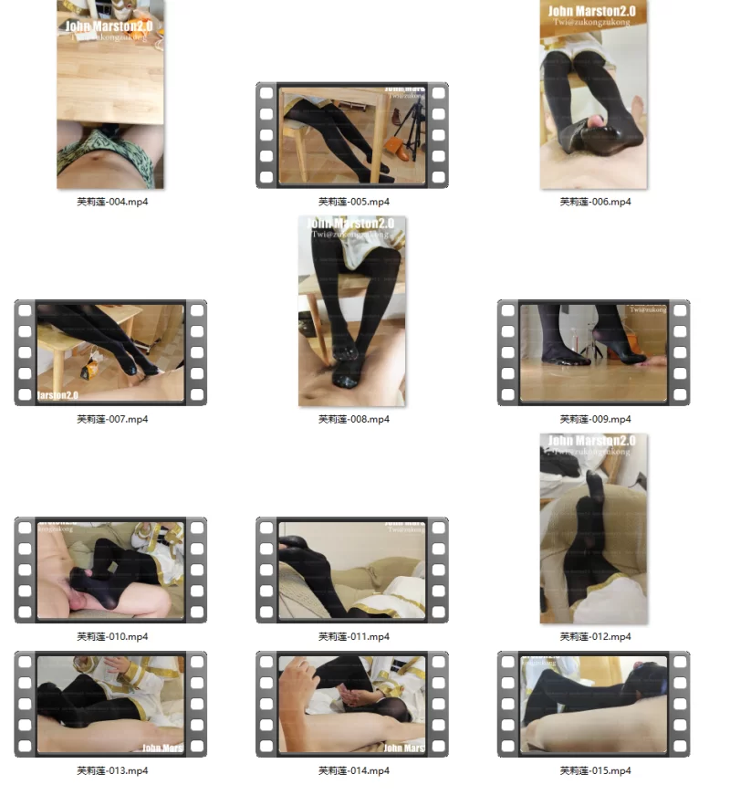 Cosplay [johnmarston2.0] 玩弄各种COSER妹妹骚脚~大合集【139v+58G】
