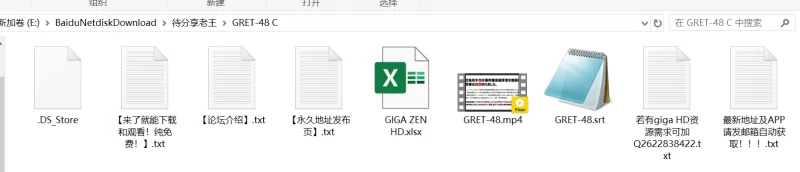 中文字幕 GRET-48 giga原档高清1080P+6000kbps带外挂字幕版【1V+3.98G】