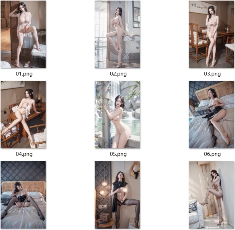 唯美 AI绘图 焰灵姬【135p+1.14G】