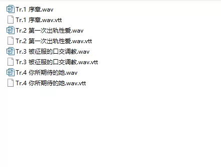 ASMR [简中版]纯爱NTR報告〜深爱着的女友被狠狠地侵犯了〜【4V+0.8G】