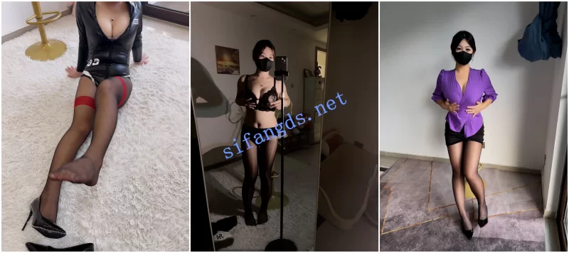 自拍 [快手福利]大奶妹子[琪琪妈]亮油黑丝无内诱惑自摸【7V+1.1G】