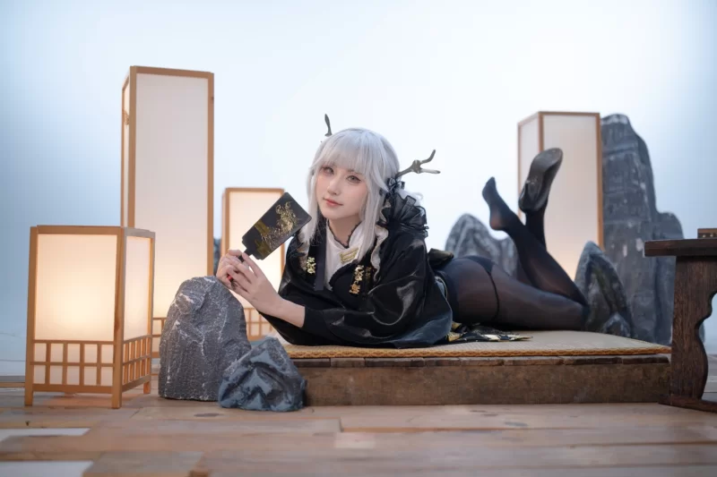 Cosplay 梓猫AzuNyan-舰长图-Nikke-布兰儿白兔【21P+76M】