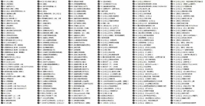合集类 杏吧有声听小苮儿-曼曼-咪儿-小窃乱伦系列有声小说【1014首+18.12G】