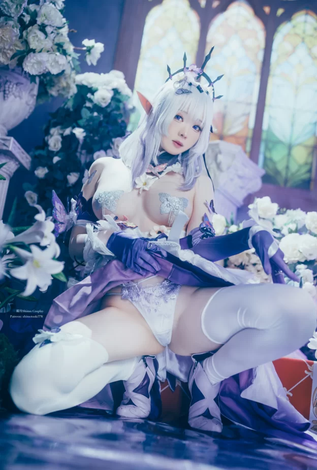 Cosplay 霜月shimo_崩坏星铁 遐蝶 [23P]【23P+300m】
