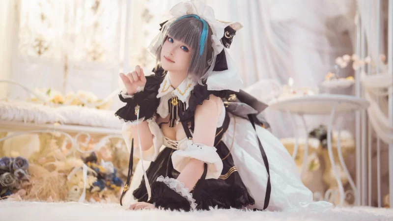 国产coser 屿鱼 碧蓝航线 柴郡 [54P 138MB]【54P+138M】
