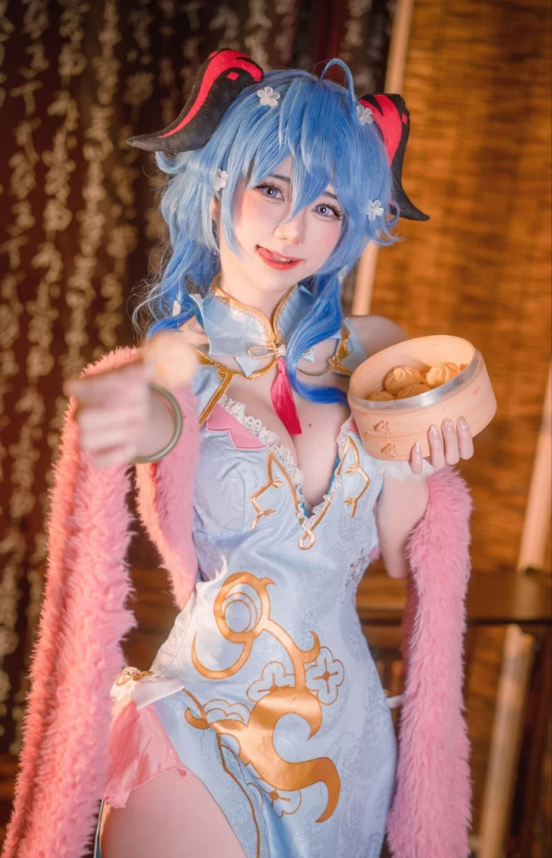 日韩coser Sally Dorasnow - Ganyu QiPao [39P-410MB]【39P+410M】