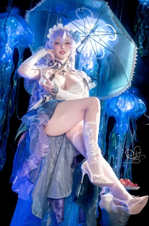 国产coser 雨波HaneAme - 鳴潮 坎特蕾拉 52P+5V-464M  [百度云]【52P+5V+464M】
