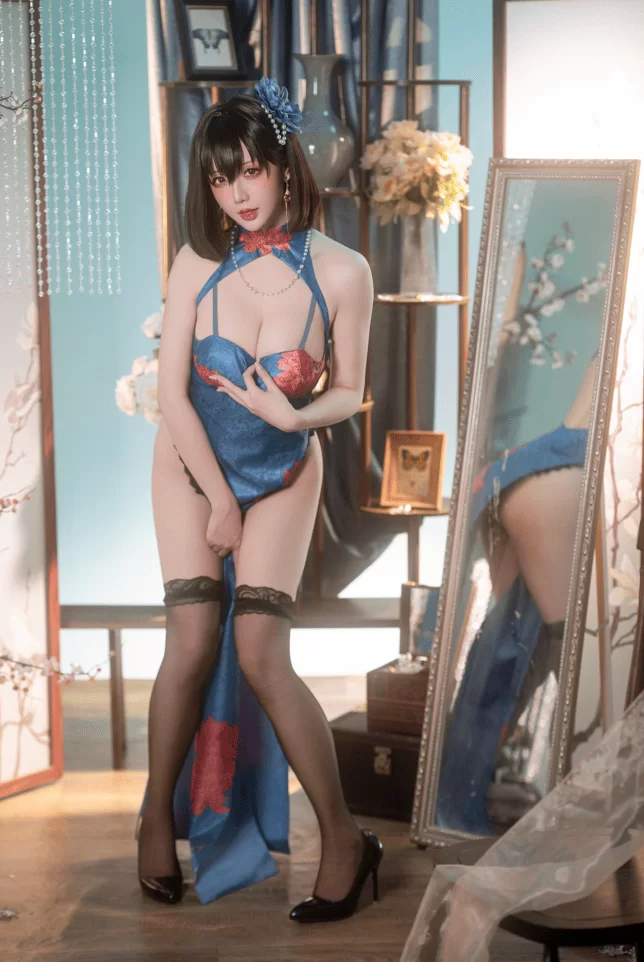 国产coser 星之迟迟 2025年5月计划E 碧蓝航线 建武【65P1V+393MB】