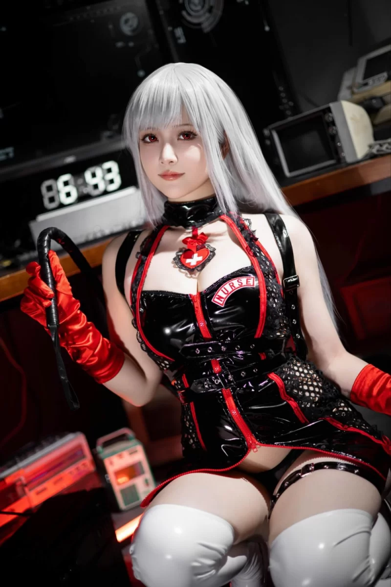 国产coser 屿鱼 暗黑护士[21P-27.9M]【21P+27M】