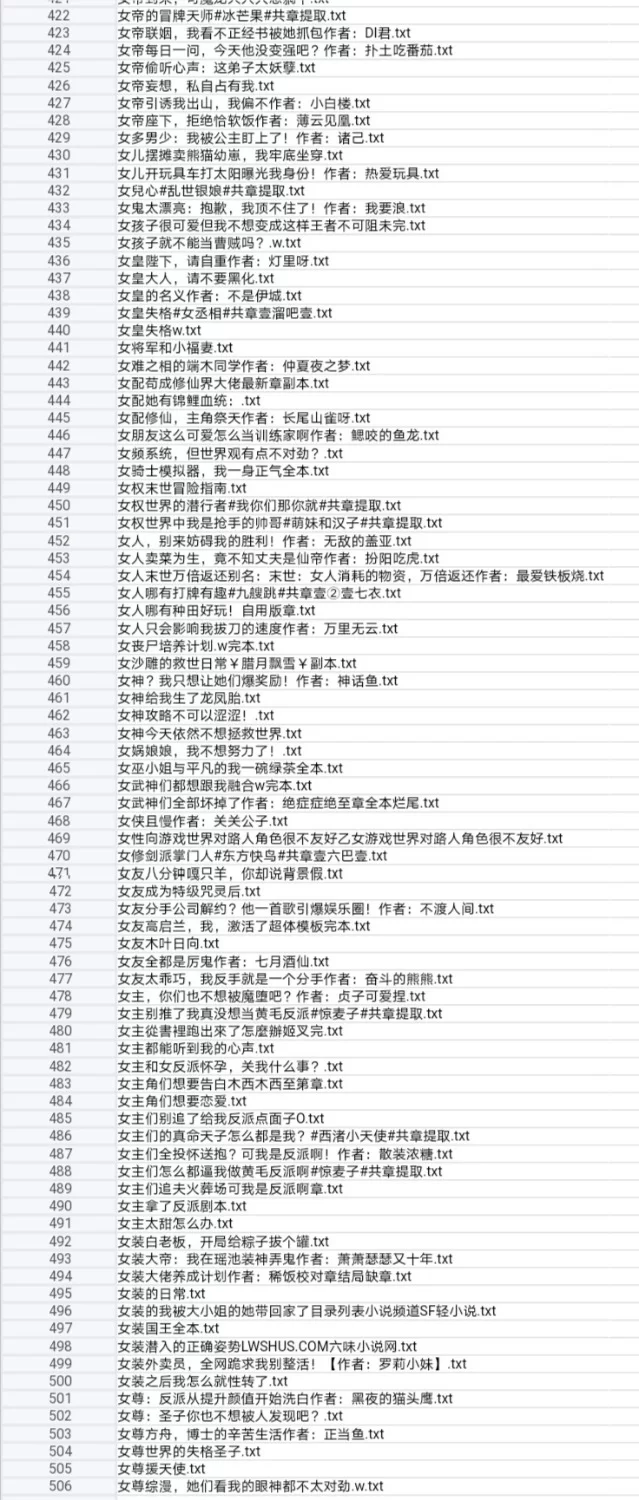 合集 7月15日500本小说合集【+490M】