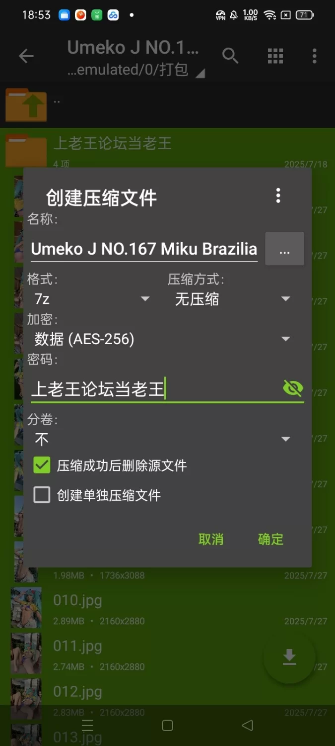 Cosplay Umeko J NO.167 Miku Brazilian【103P/7V+1.58G】