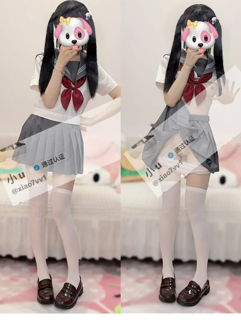 福利姬 小u@xiao7vv1 – [288门槛] [稀缺] [10分钟] 顶级双马尾白虎自慰【30p/5v+478M】
