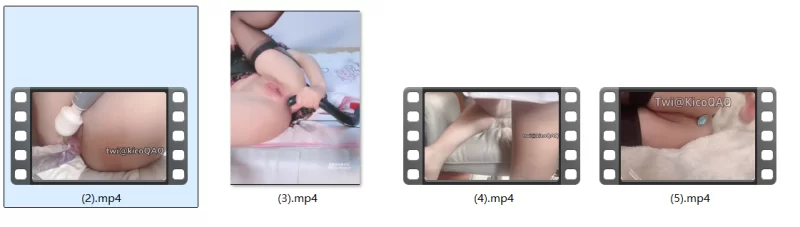 福利姬 KicoQAQ –  [门槛福利] 16分钟 顶级白虎一线天萝莉[147P4V【147P/4V+1.63G】