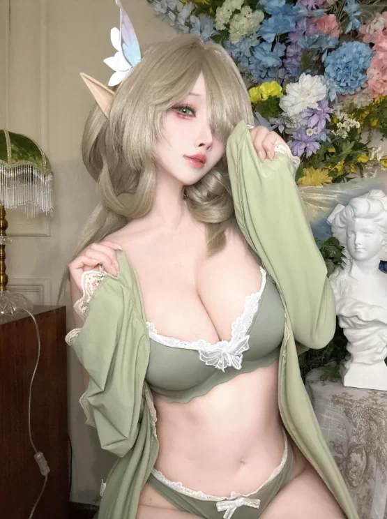 国产coser Rioko凉凉子 - 碧蓝航线 七省 内衣 30P+9V-542M【30P+9V+542M】