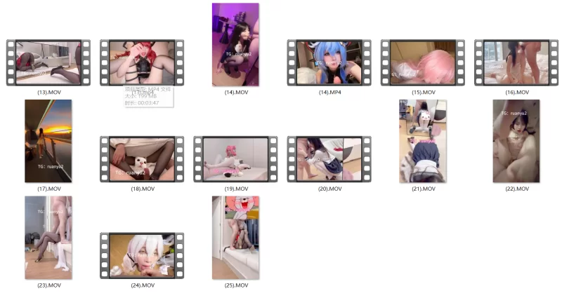 福利姬 软欲@Ruanyu2 – 45分钟 Cos萝莉啪啪合集 [4P13V-1.93G] 持续更新中【4p/13v+1.93G】