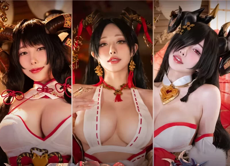 国产coser [COSPLAY] [雨波HaneAme] 色欲邪羊巫女 原创写真集 Vol.10【88p+600M】