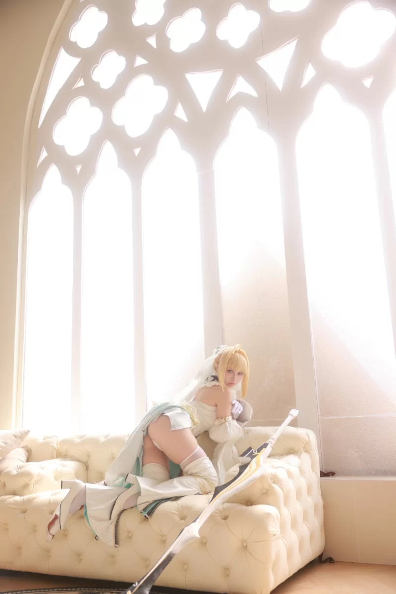 国产coser G44不会受伤 尼禄花嫁【43P+458M】