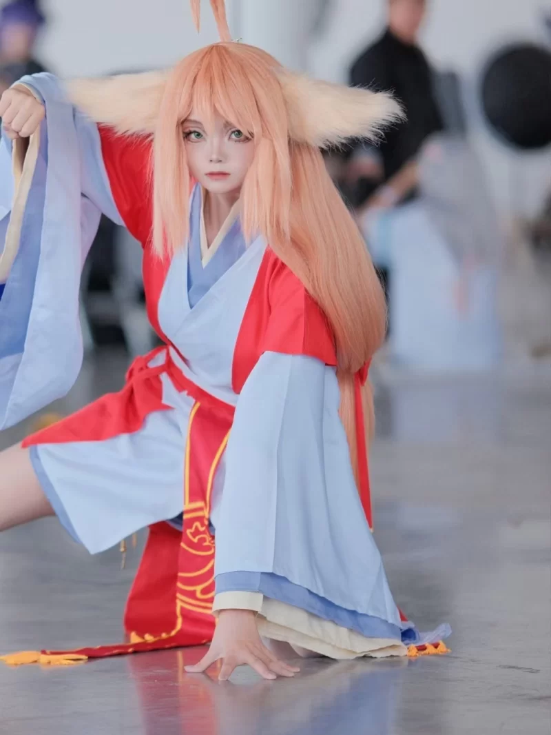 不漏点 狐妖小红娘 涂山红红cos 场照【20P+15M】