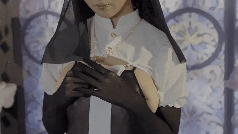 美腿/足控 云溪溪_奶桃桃 修女 [90P+1V]【90P+1V+1.7g】