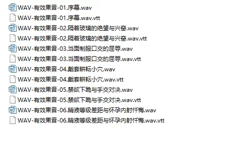 ASMR [简体中文版]去NTR服务店让女友进行被牛报告的结果【6V+2.32G】