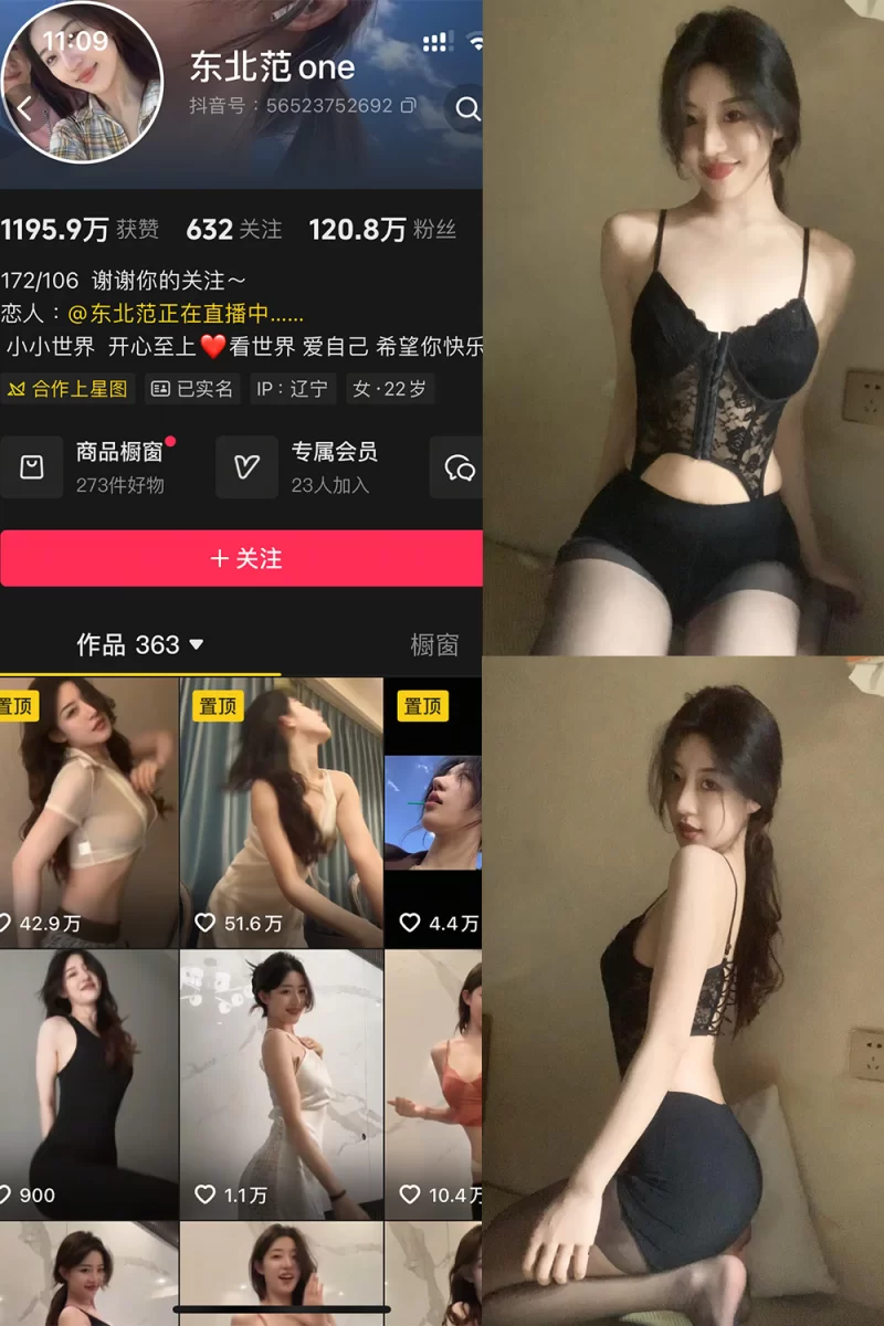 高颜值美女 [素]抖音 东北范one 岛遇 最新至：2025.7.21【81P11V+161M】