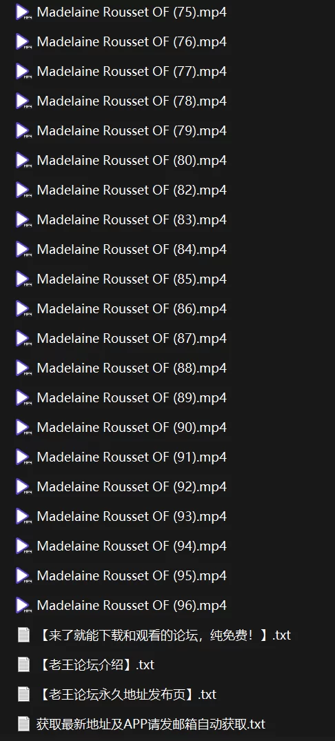 高颜值 Madelaine Rousset 高颜值肉腿巨乳法国知性轻熟女 自慰JOI大合集【96V+45G】