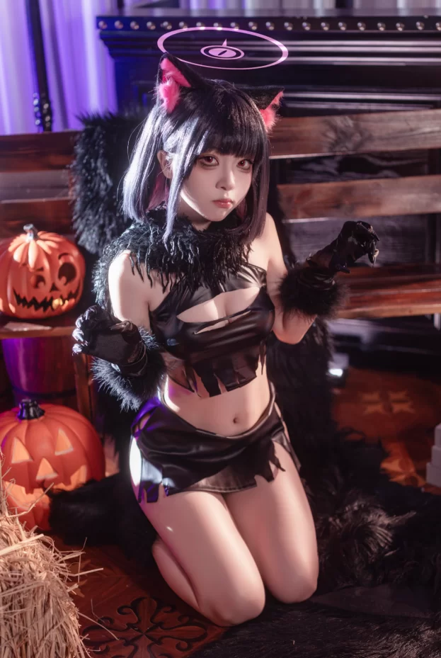 Cosplay 矢量鱼_和纱万圣节 [34P]【34P+650m】