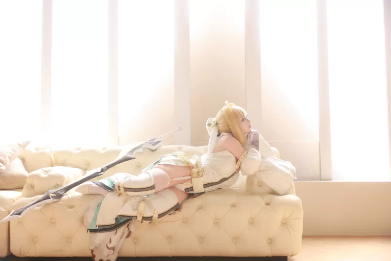 国产coser G44不会受伤 尼禄花嫁【43P+458M】