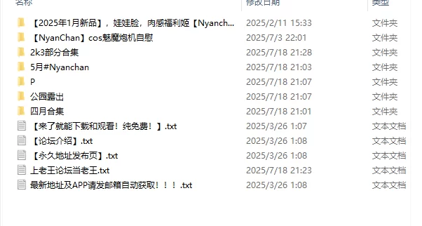 福利姬 巨大NyanChan【多p多v+8.75G】