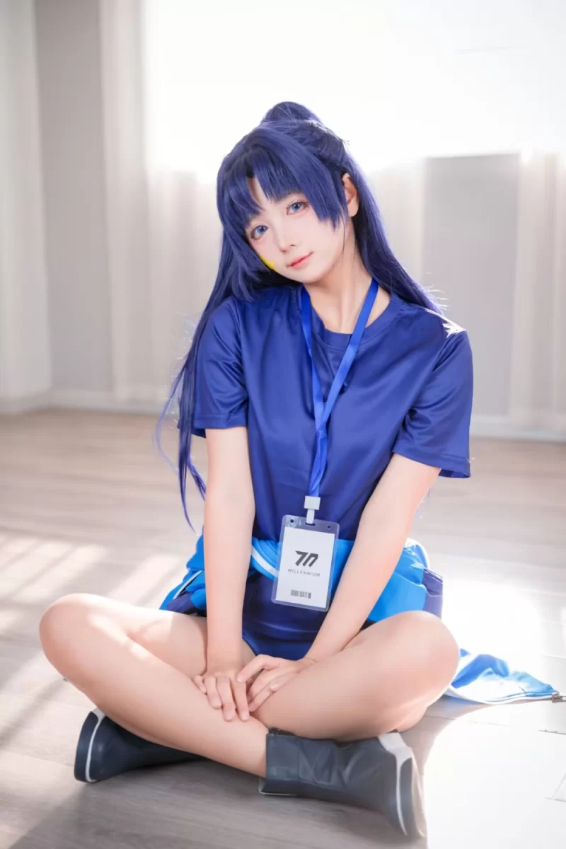国产coser 喜欢爱理吗 - 蔚蓝档案 早濑优香体操服[75P-301M]【75P+301M】