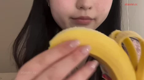 ASMR 粥粥睡着啦 3手指3香蕉【1v+150m】