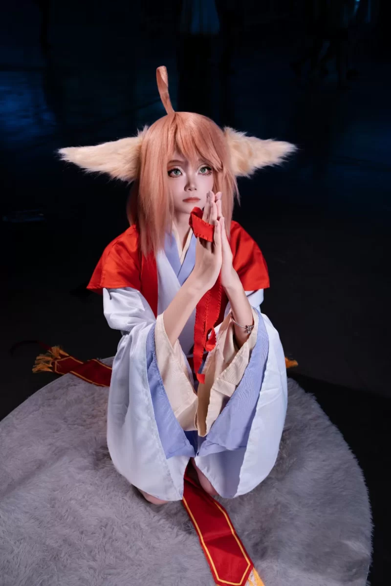 不漏点 狐妖小红娘 涂山红红cos 场照【20P+15M】