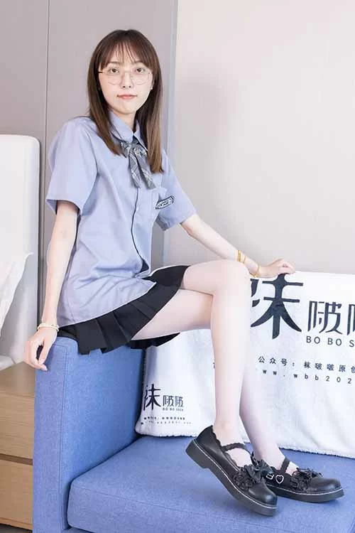 美腿/足控 袜啵啵-稚予-JK制服、薄白丝美腿[163P-1V-1.5G百度网盘]【163p1v+1.5G】