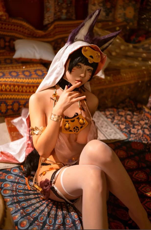 Cosplay 上杉绘黎落_碧蓝航线 武藏 [18P]【18P+300m】