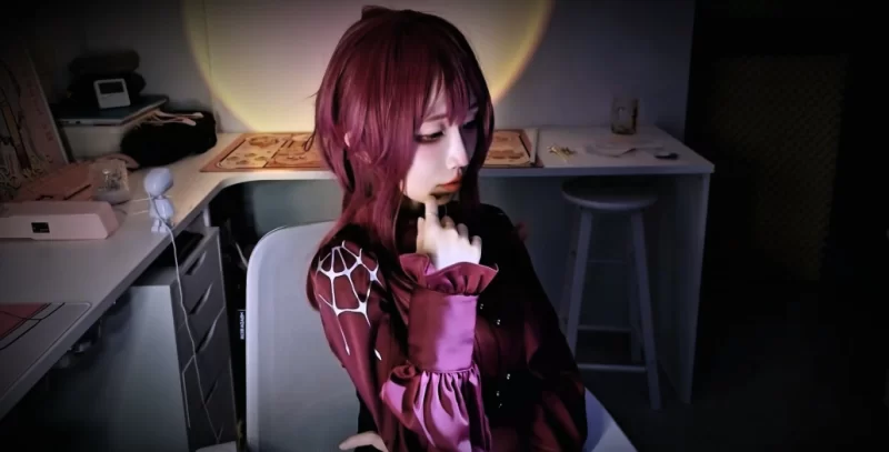 ASMR aKi秋水爱发电礼服版孔雀鱼等2V【2V+1.53G】