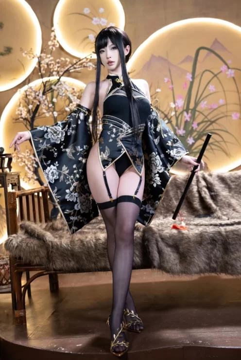 国产coser 清水由乃 - 金枝玉叶 40P-566M【40P+566M】