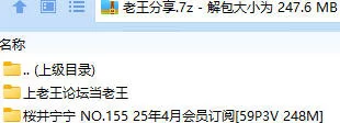 福利姬 桜井宁宁 NO.155 25年4月会员订阅【59P3V+248M】