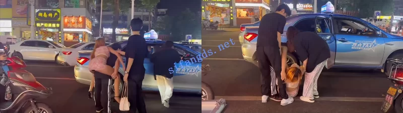 自拍 [长沙街头]喝得烂醉如泥的美女小姐姐被人搀扶上车,全【1V+315M】
