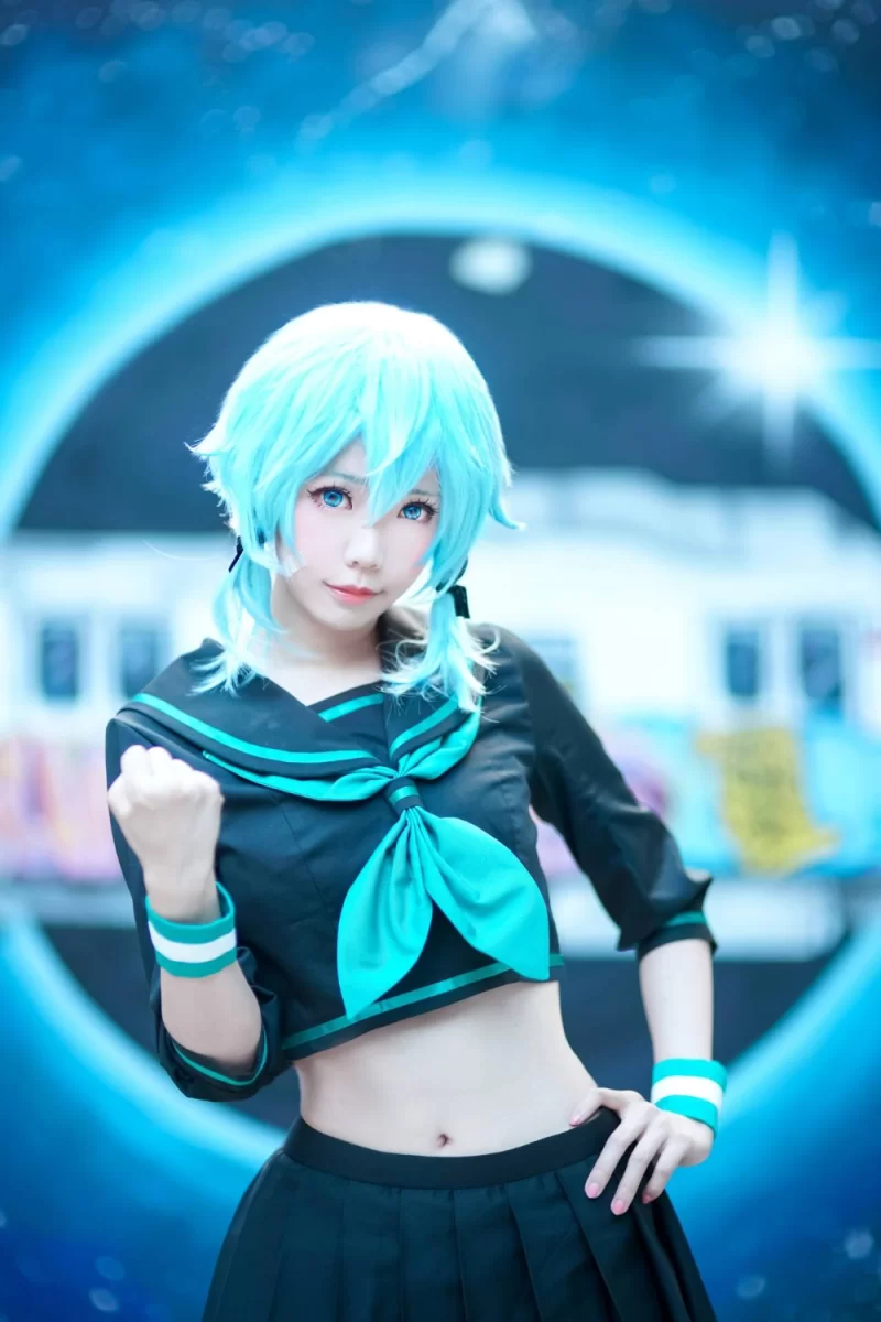 国产coser ElyEE子 诗乃-jk [36P 66.59 MB]【36P+66M】