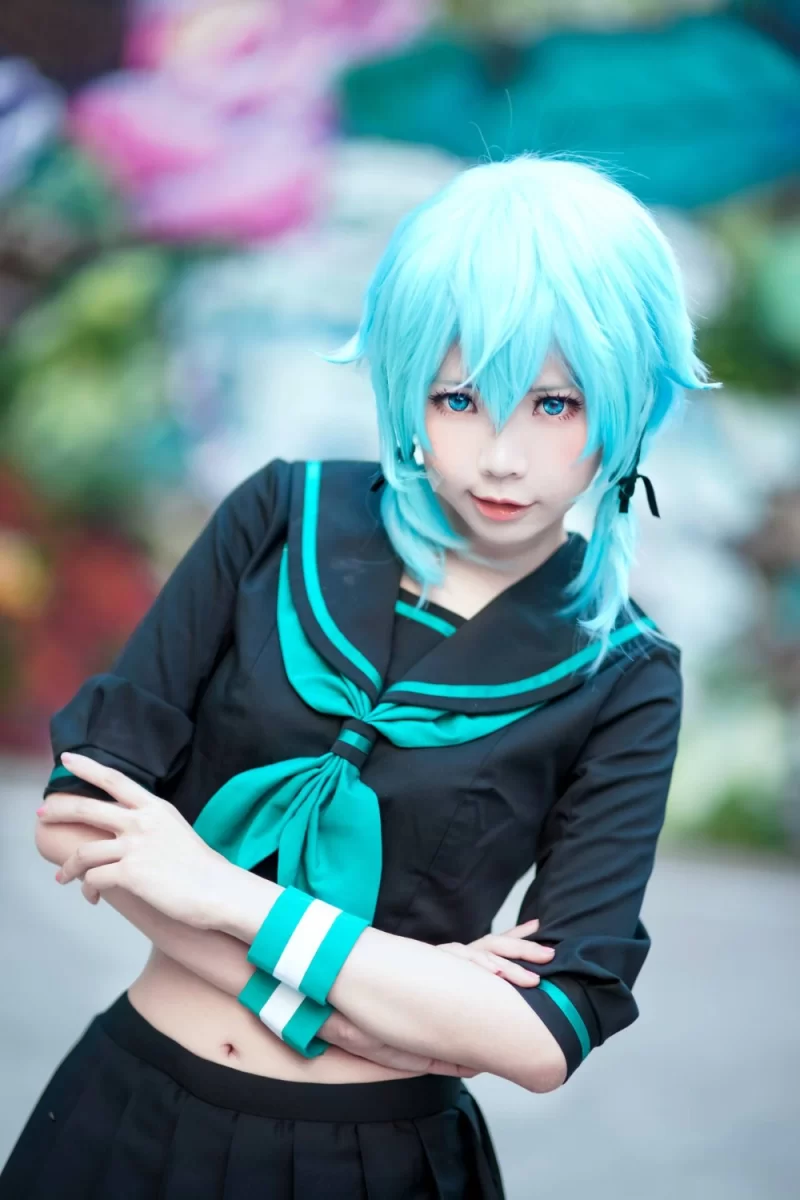 国产coser ElyEE子 诗乃-jk [36P 66.59 MB]【36P+66M】