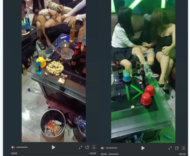 自拍 河北铺朱庄KTV4男6女聚众Y乱，玩游戏吃鸡大乱斗，画面太【22V+95M】
