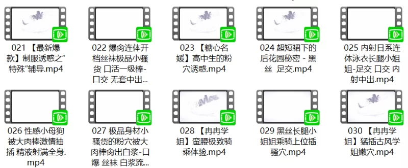 合集 冉冉学姐合集-3【10v+5.80g】