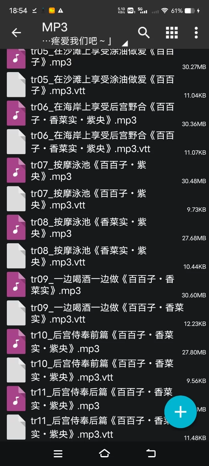 ASMR [简体中文版]性欲过强的淫乱女仆们的侍奉后宫～《暑假》【13V+600M】