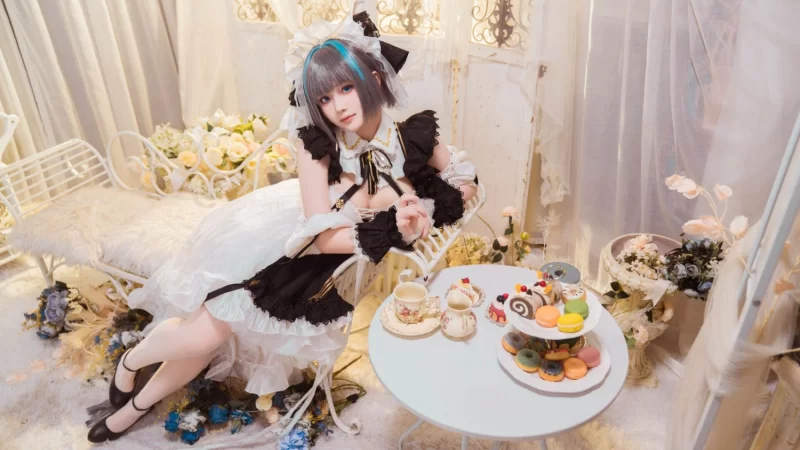 国产coser 屿鱼 碧蓝航线 柴郡 [54P 138MB]【54P+138M】