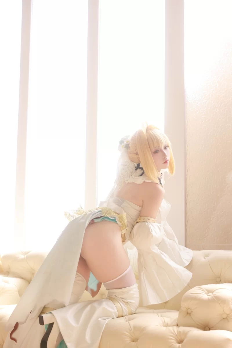 国产coser G44不会受伤 尼禄花嫁【43P+458M】