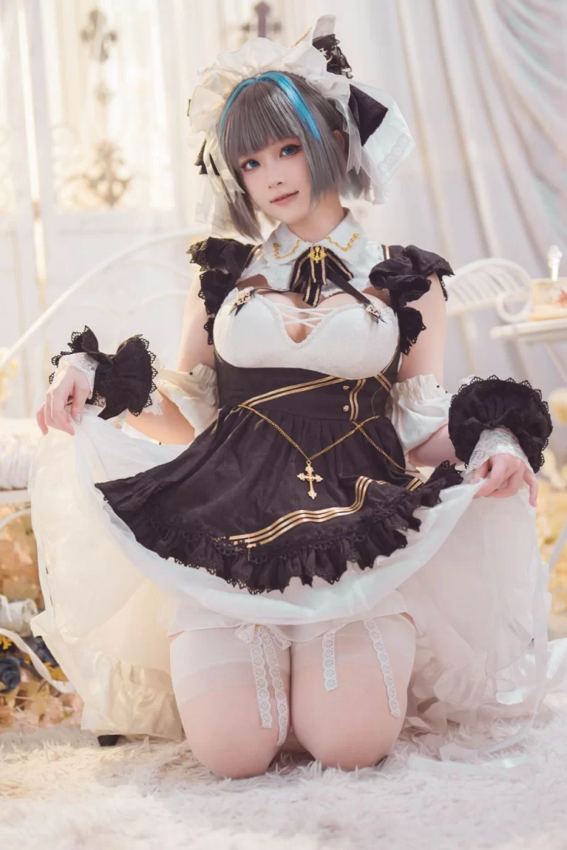 国产coser 屿鱼 碧蓝航线 柴郡 [54P 138MB]【54P+138M】