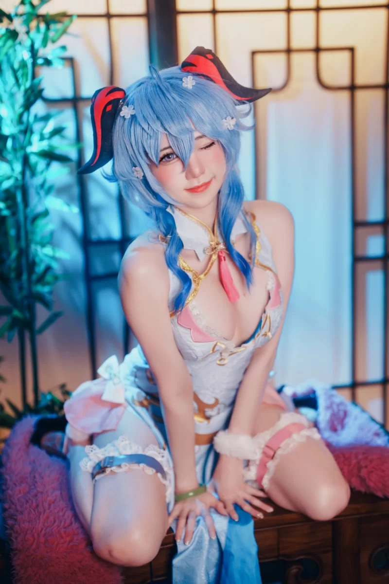 日韩coser Sally Dorasnow - Ganyu QiPao [39P-410MB]【39P+410M】