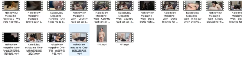 国产模特 裸体视觉[NakedView Magazine]摄影师和模特won[良家型]【14p17v+2.16g】